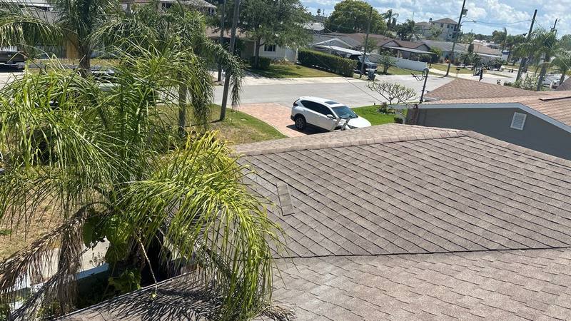 completed roofing project in Hudson FL