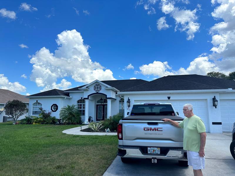 completed roofing project in Spring Hill FL