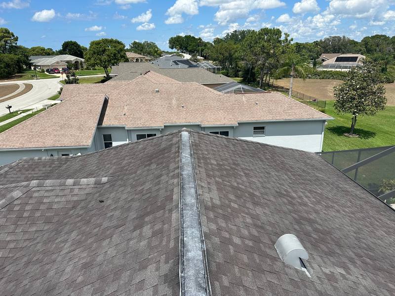 completed roofing project in Spring Hill FL