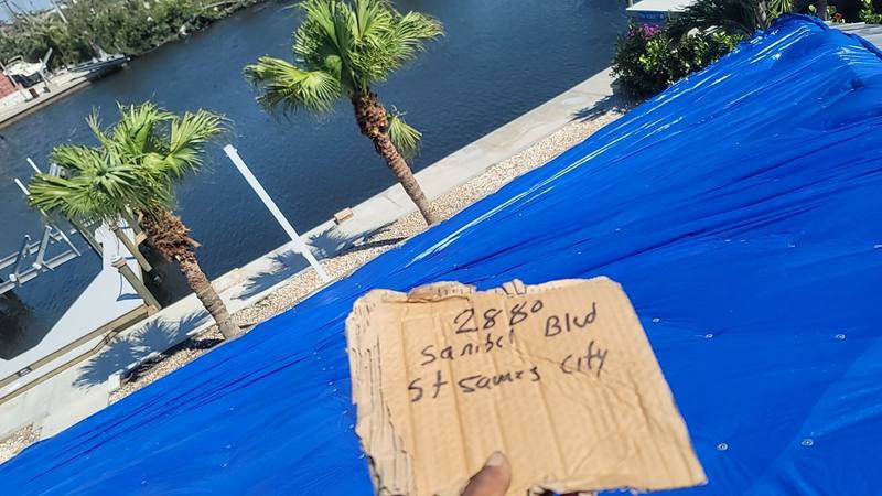 roofing project near Sanibel Blvd in St James City