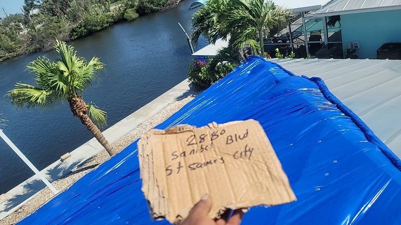 residential roof replacement by Hloska Roofing in St James City