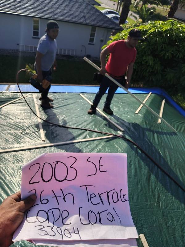 roofing project near SE 26th Terrace in Cape Coral