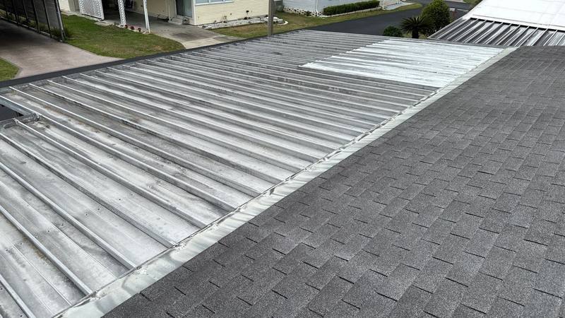 residential roof replacement by Hloska Roofing in Zephyrhills