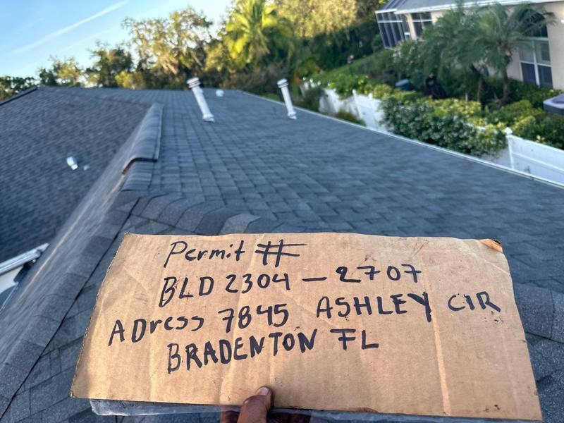roofing project near Ashley Cir in Bradenton