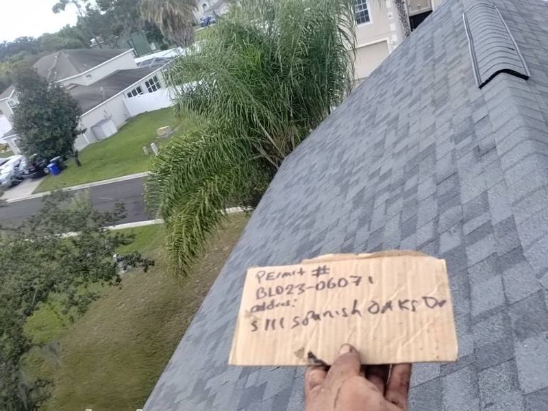 roofing project near Spanish Oaks Dr in Lakeland