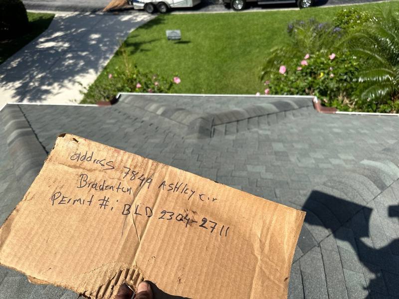 roofing project near Ashley Cir in Bradenton