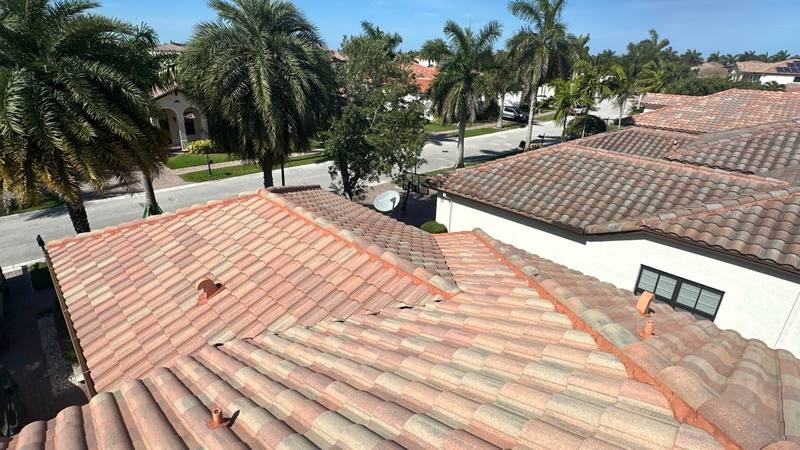 completed roofing project in Pembroke Pines FL