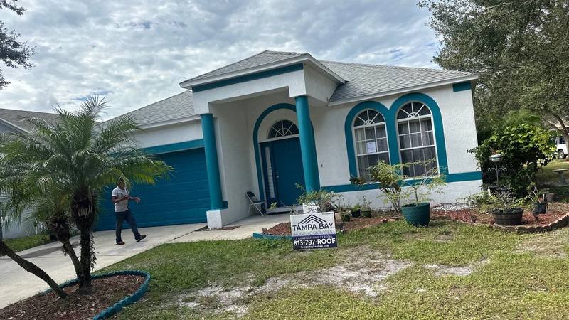 completed roofing project in Apollo Beach FL