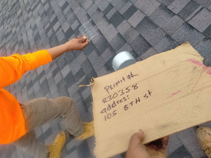 roofing project near 8th St in Lake Hamilton