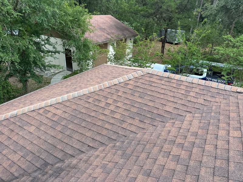 completed roofing project in Spring Hill FL
