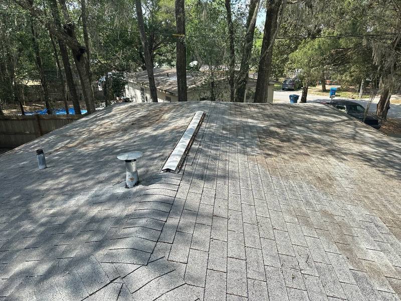residential roof replacement by Hloska Roofing in Brooksville