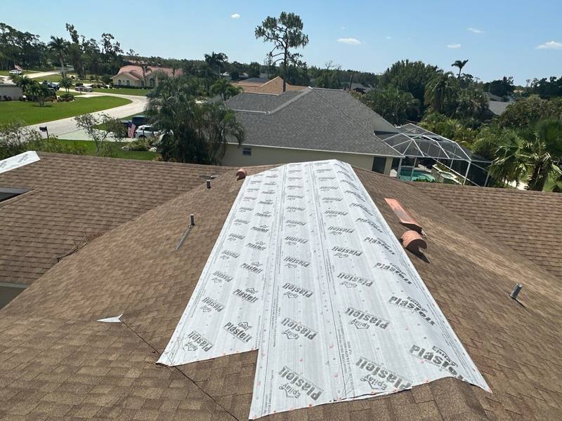 completed roofing project in Fort Myers FL