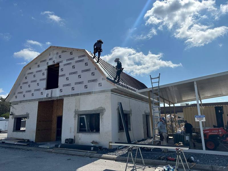 completed roofing project in Zephyrhills FL