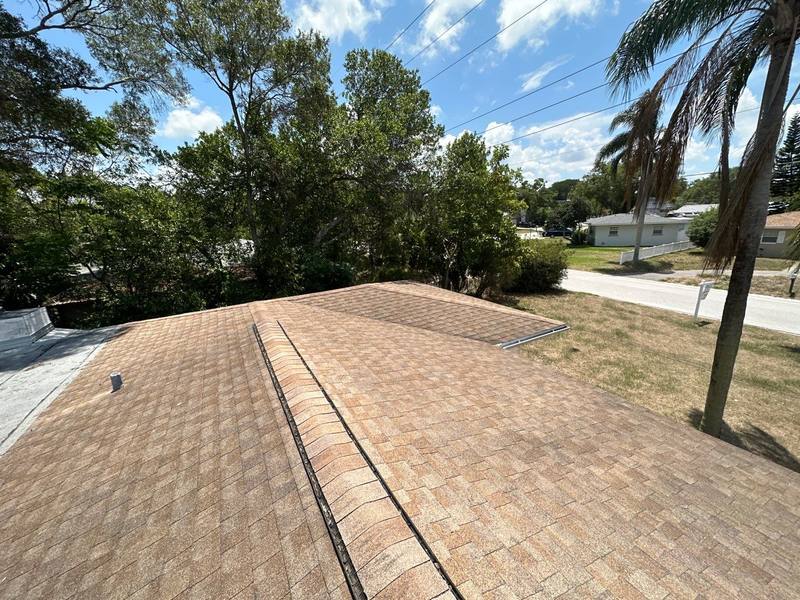 completed roofing project in Clearwater FL