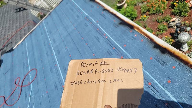 completed roofing project in New Port Richey FL