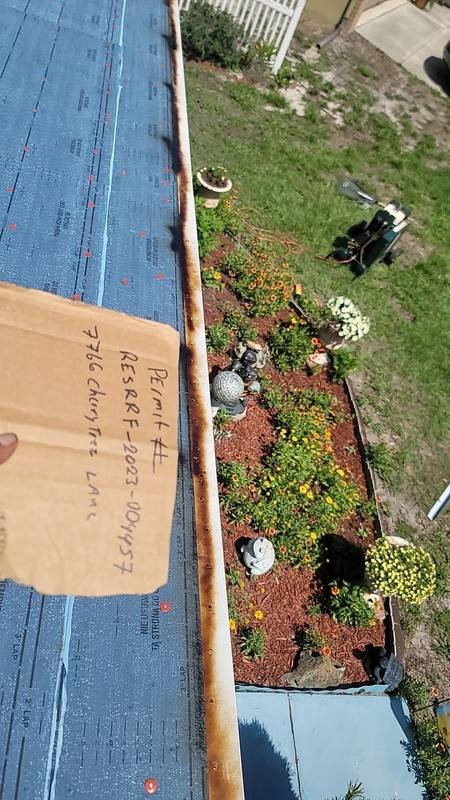 residential roof replacement by Hloska Roofing in New Port Richey