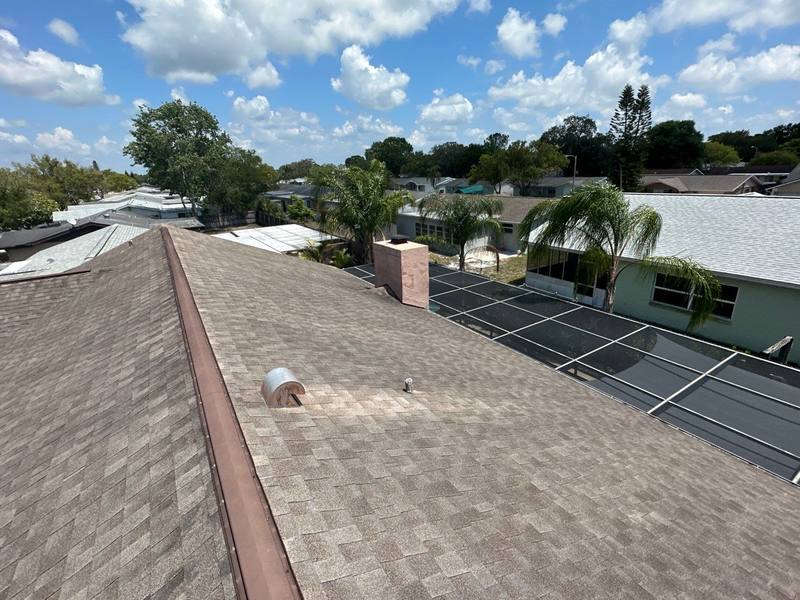 completed roofing project in Port Richey FL