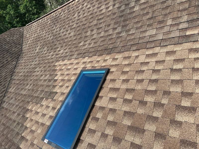 residential roof replacement by Hloska Roofing in Spring Hill