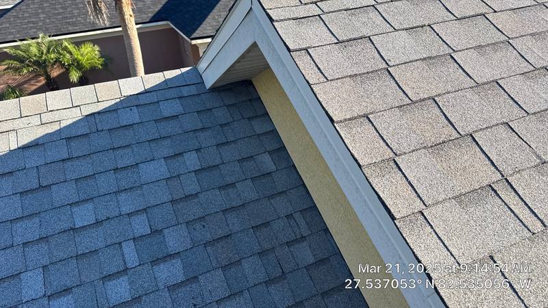 completed roofing project in Palmetto FL