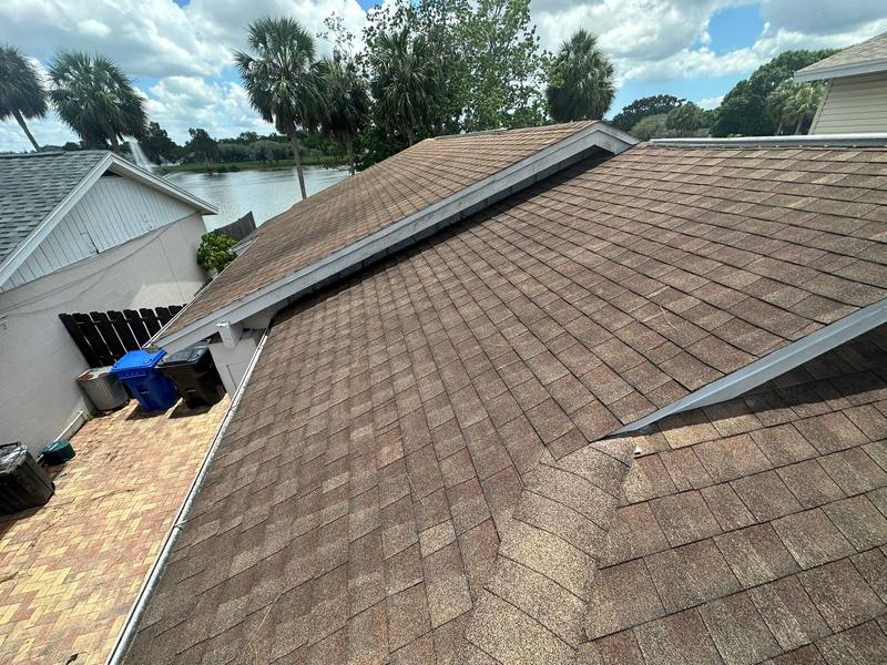 completed roofing project in Tampa FL