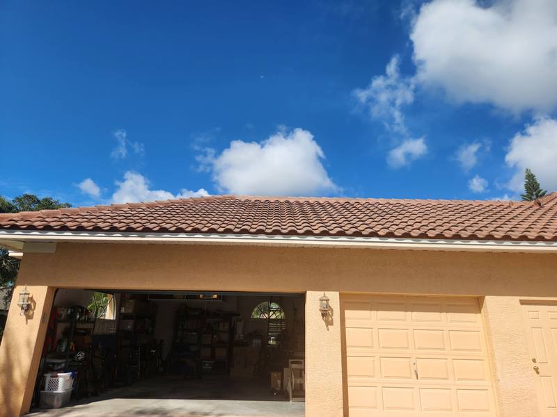 completed roofing project in Odessa FL