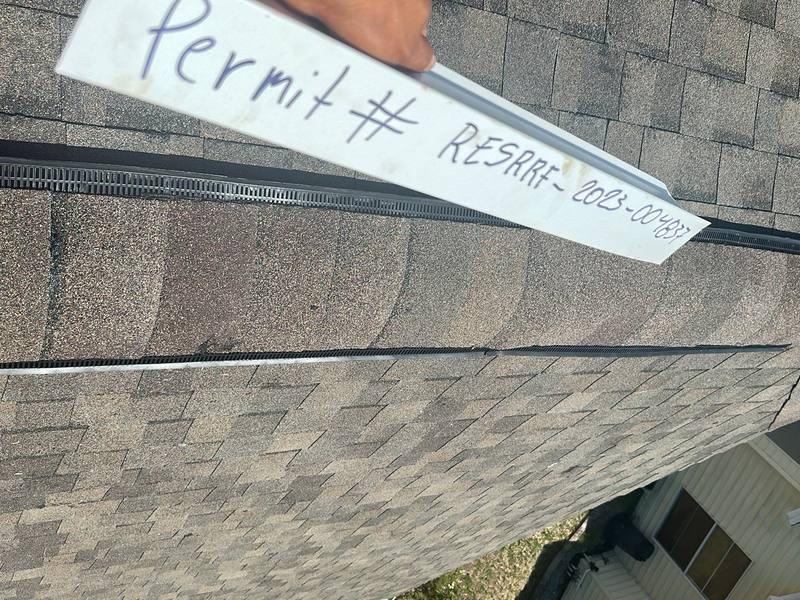completed roofing project in New Port Richey FL