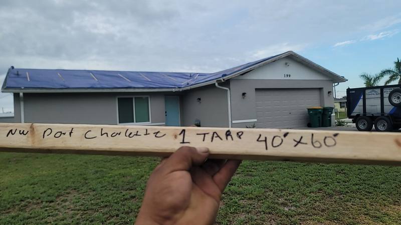 residential roof replacement by Hloska Roofing in Port Charlotte