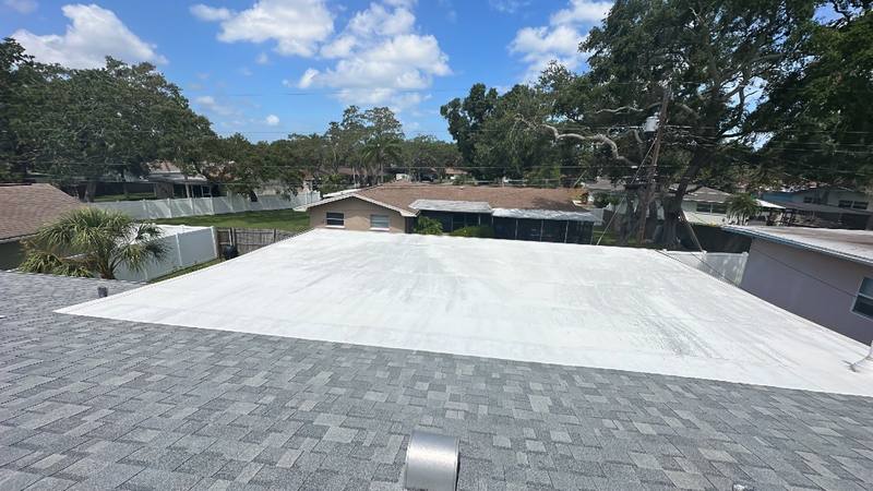 residential roof replacement by Hloska Roofing in Clearwater