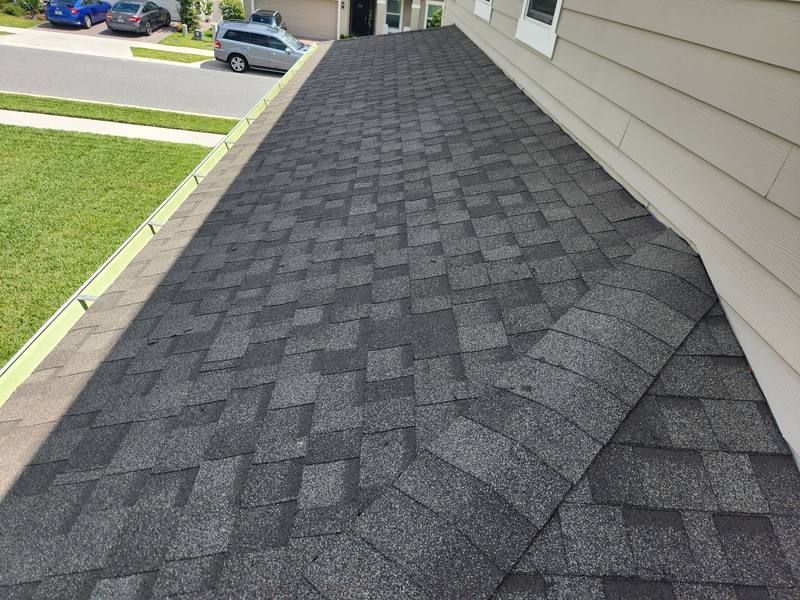 completed roofing project in Clermont FL