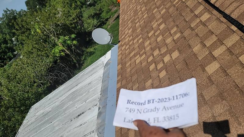 completed roofing project in Lakeland FL