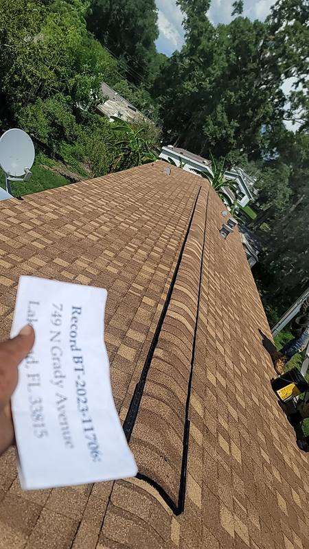 roofing project near N Grady Ave in Lakeland