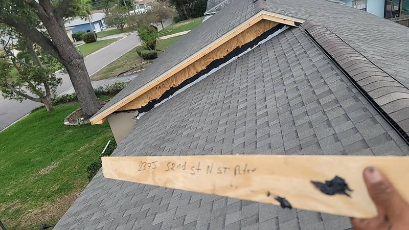 completed roofing project in St. Petersburg FL