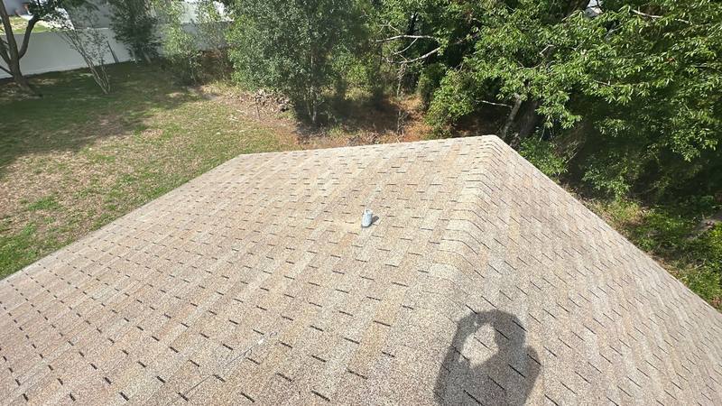 residential roof replacement by Hloska Roofing in Spring Hill