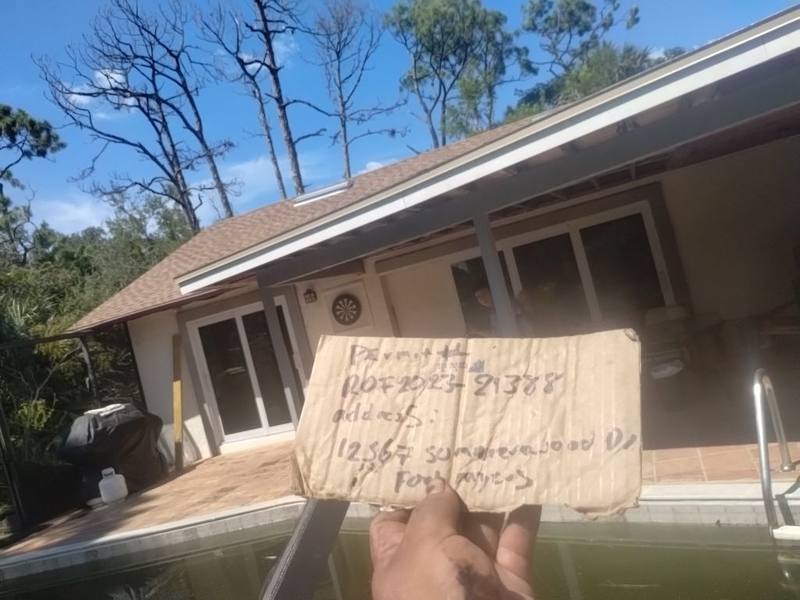 roofing project near Summerwood Dr in Fort Myers