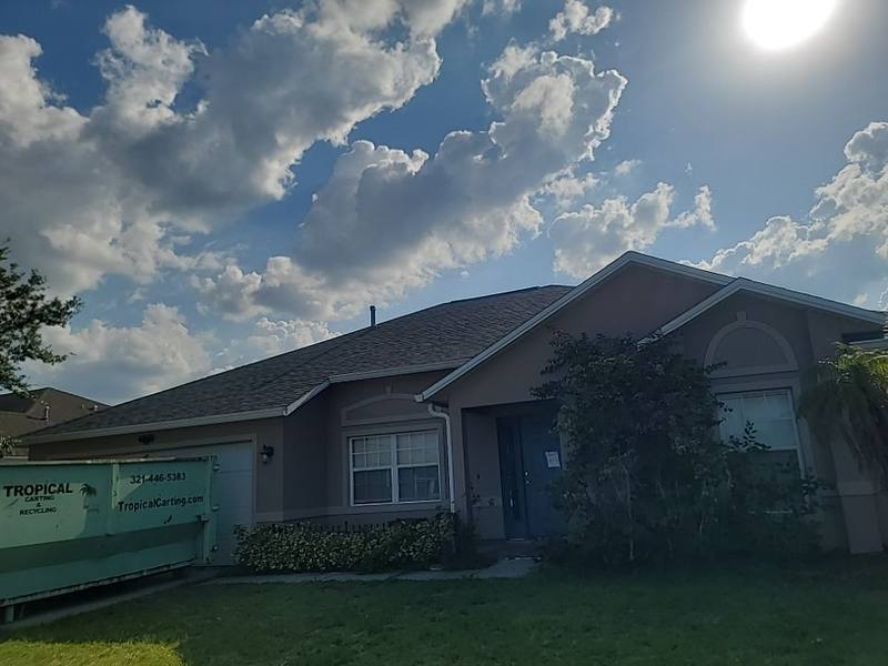 completed roofing project in Palm Bay FL