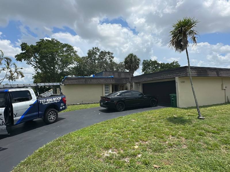 roofing project near Mulberry Dr in Tamarac