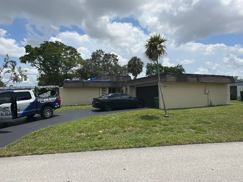 residential roof replacement by Hloska Roofing in Tamarac