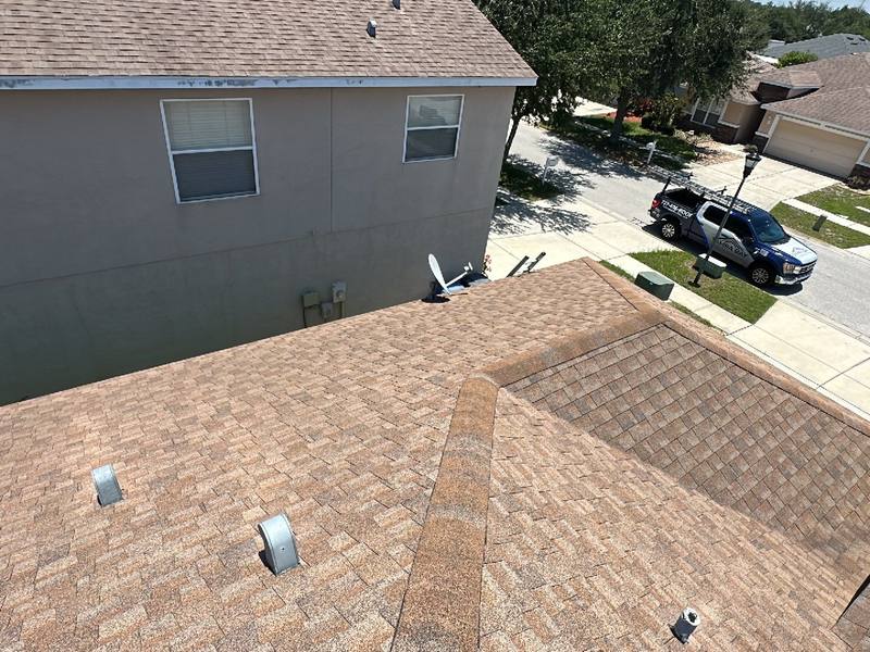completed roofing project in Gibsonton FL