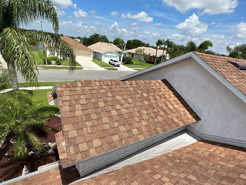 completed roofing project in Melbourne FL