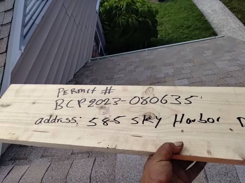 roofing project near Sky Harbor Dr in Clearwater