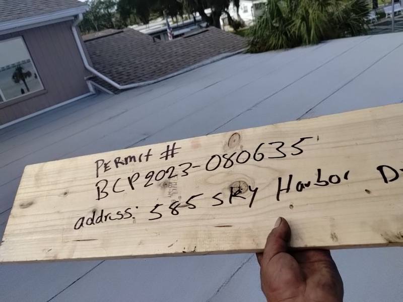 residential roof replacement by Hloska Roofing in Clearwater