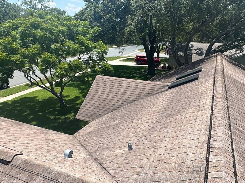 completed roofing project in New Port Richey FL
