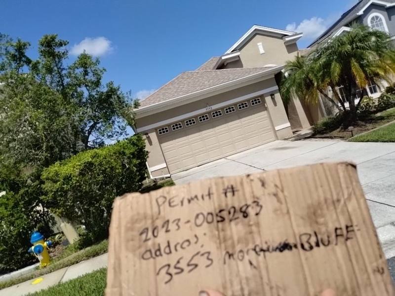 completed roofing project in Land O' Lakes FL