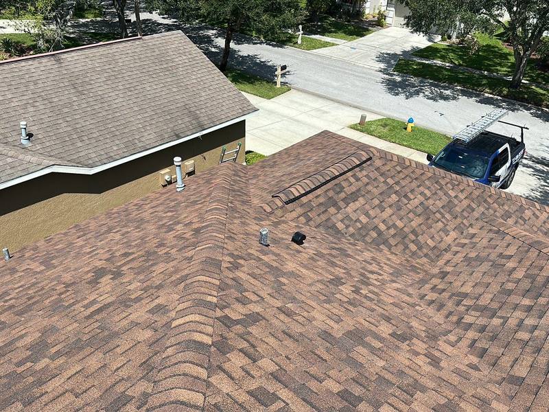 residential roof replacement by Hloska Roofing in Lutz