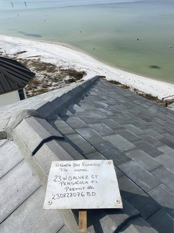 residential roof replacement by Hloska Roofing in Pensacola Beach