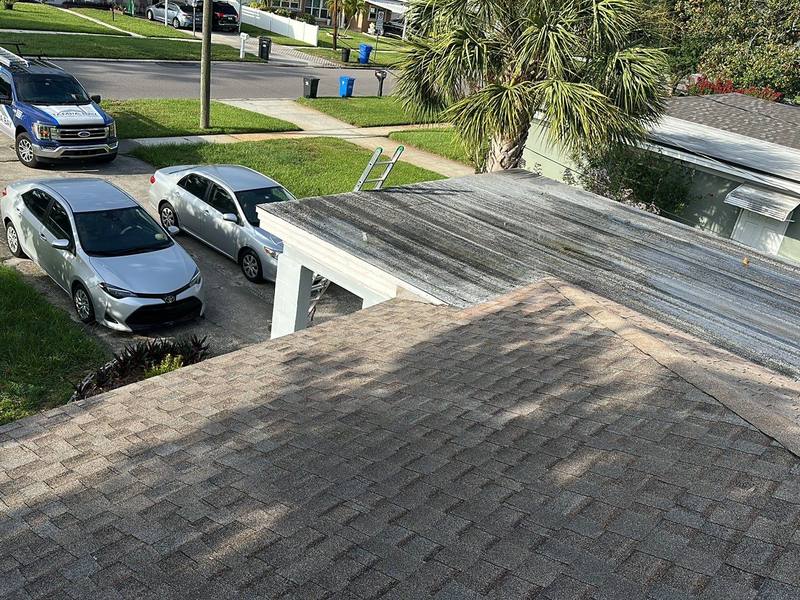 completed roofing project in Tampa FL
