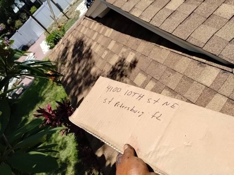 residential roof replacement by Hloska Roofing in St. Petersburg