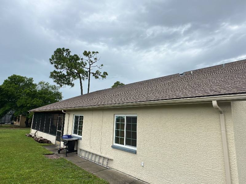 residential roof replacement by Hloska Roofing in Port Richey