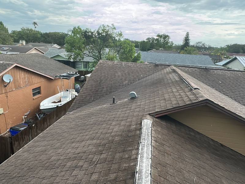 completed roofing project in Port Richey FL