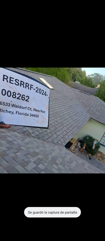 roofing project near Waldorf Ct in New Port Richey